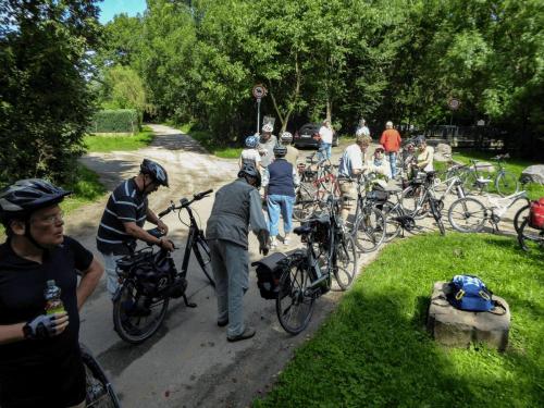 Trinkpause im Grüngürtel von Nieder-Erlenbach
