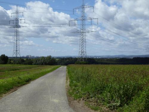 Anstieg auf den Schäferköppel von oben