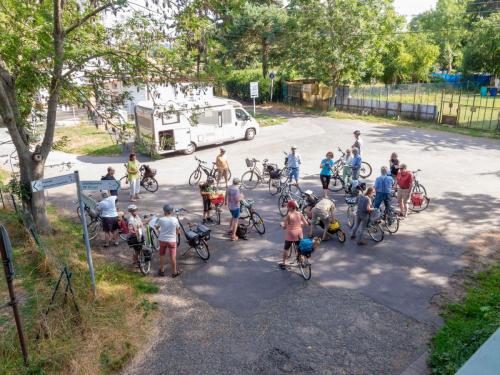 Zwischenstopp am Campingplatz Bürgel